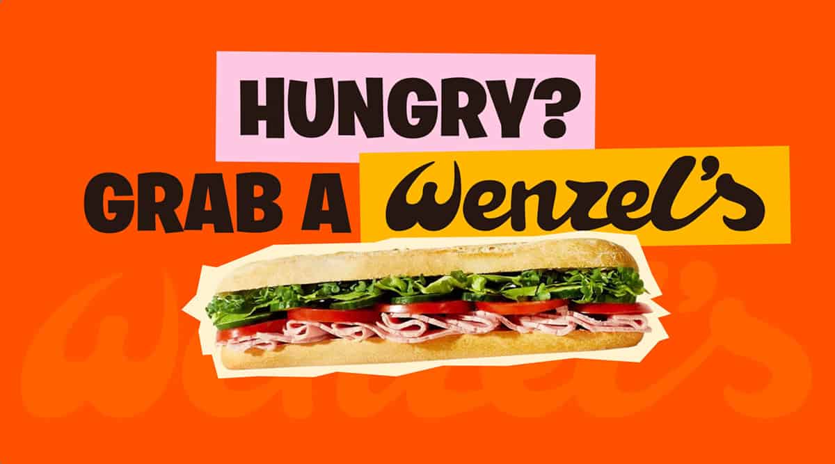 Hungry? Grab a Wenzel’s caption with photo of a ham salad baguette