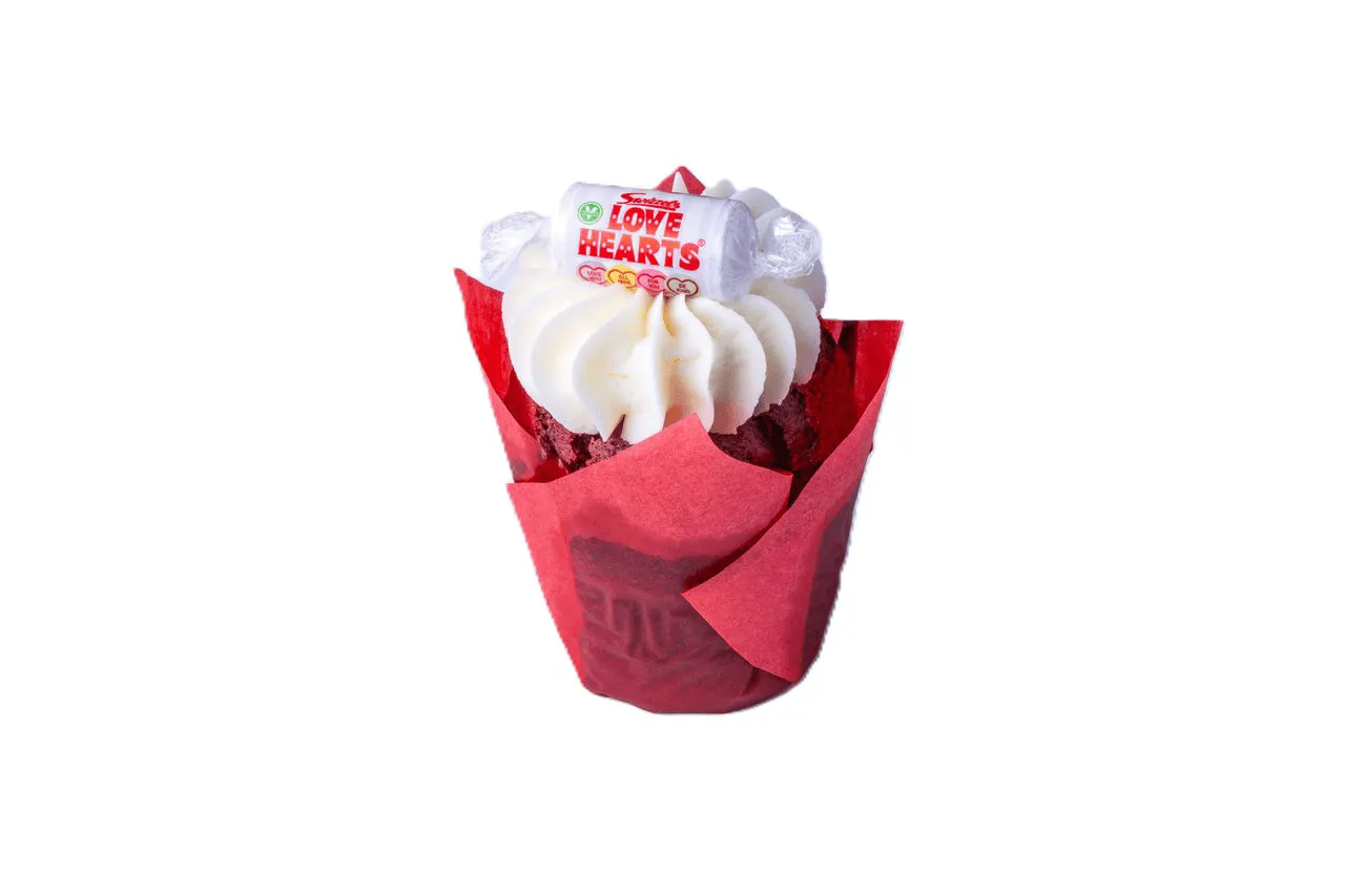 Love Heart Red Velvet Muffin
