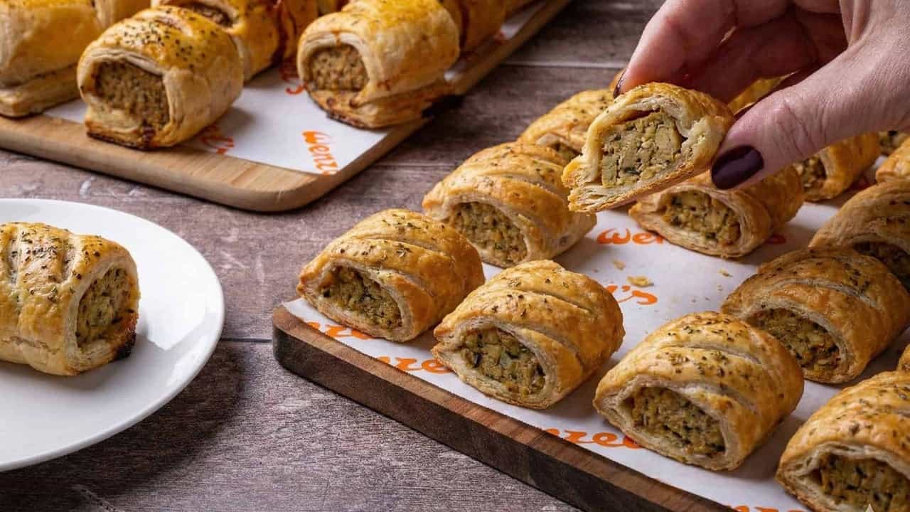 Vegan Sausage Rolls Platter