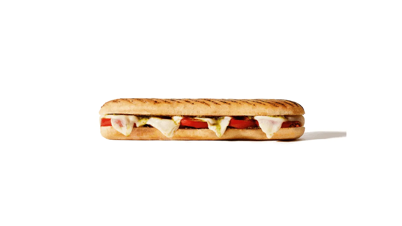 Tomato, Mozzarella and Pesto Panini