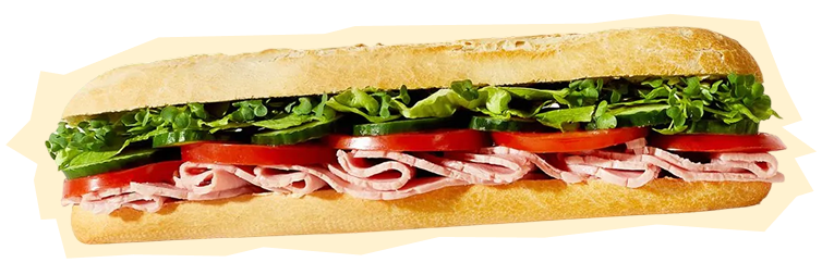 Ham Salad White Baguette