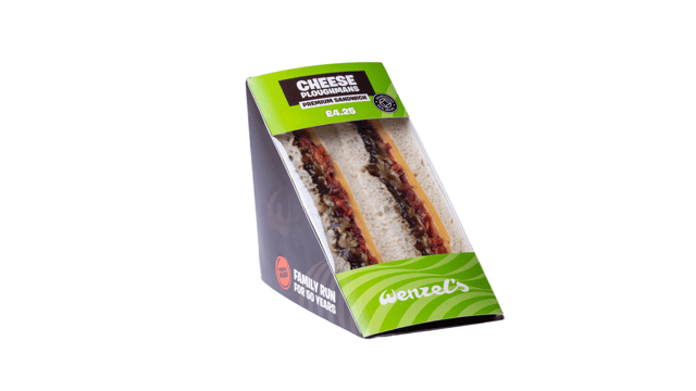 Cheese Ploughman Wedge Sandwich