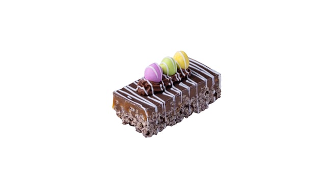 Easter Caramel Crispy Slice