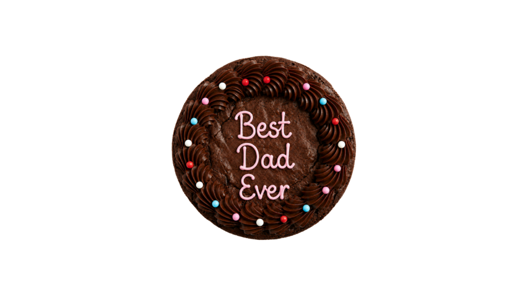 Best Dad ever - chocolate cookie
