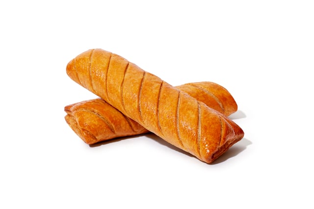 2 Hot Sausage Rolls