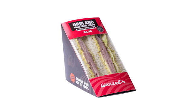 Ham & Mustard Mayo Wedge Sandwich