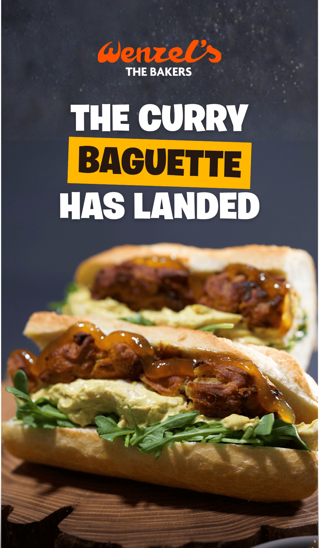 The curry baguette has landed at Wenzel's